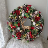 Luxury Christmas Decoration Garland with LED 55CM