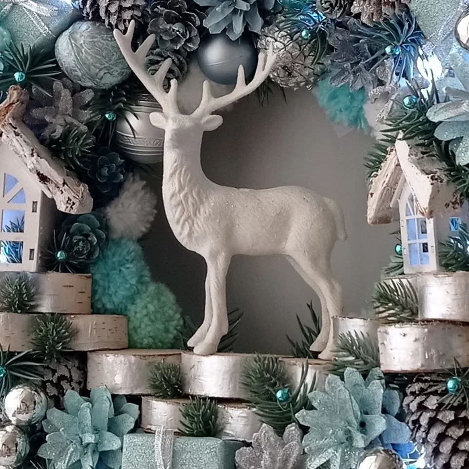 Luxury Christmas Decoration Garland with LED 55CM