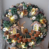 Luxury Christmas Decoration Garland with LED 55CM