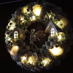 Luxury Christmas Decoration Garland with LED 55CM