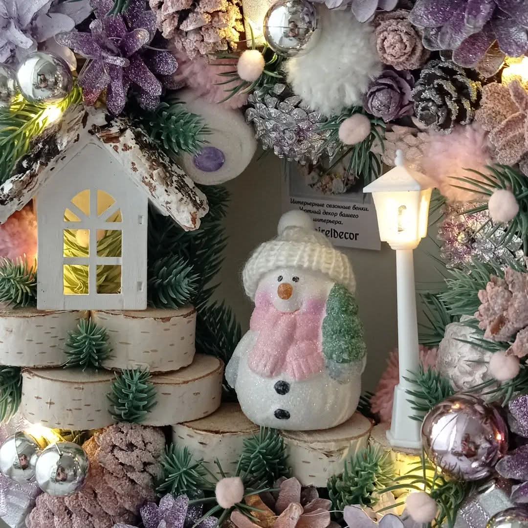 Luxury Christmas Decoration Garland with LED 55CM