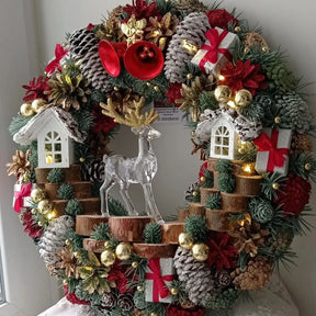 Luxury Christmas Decoration Garland with LED 55CM