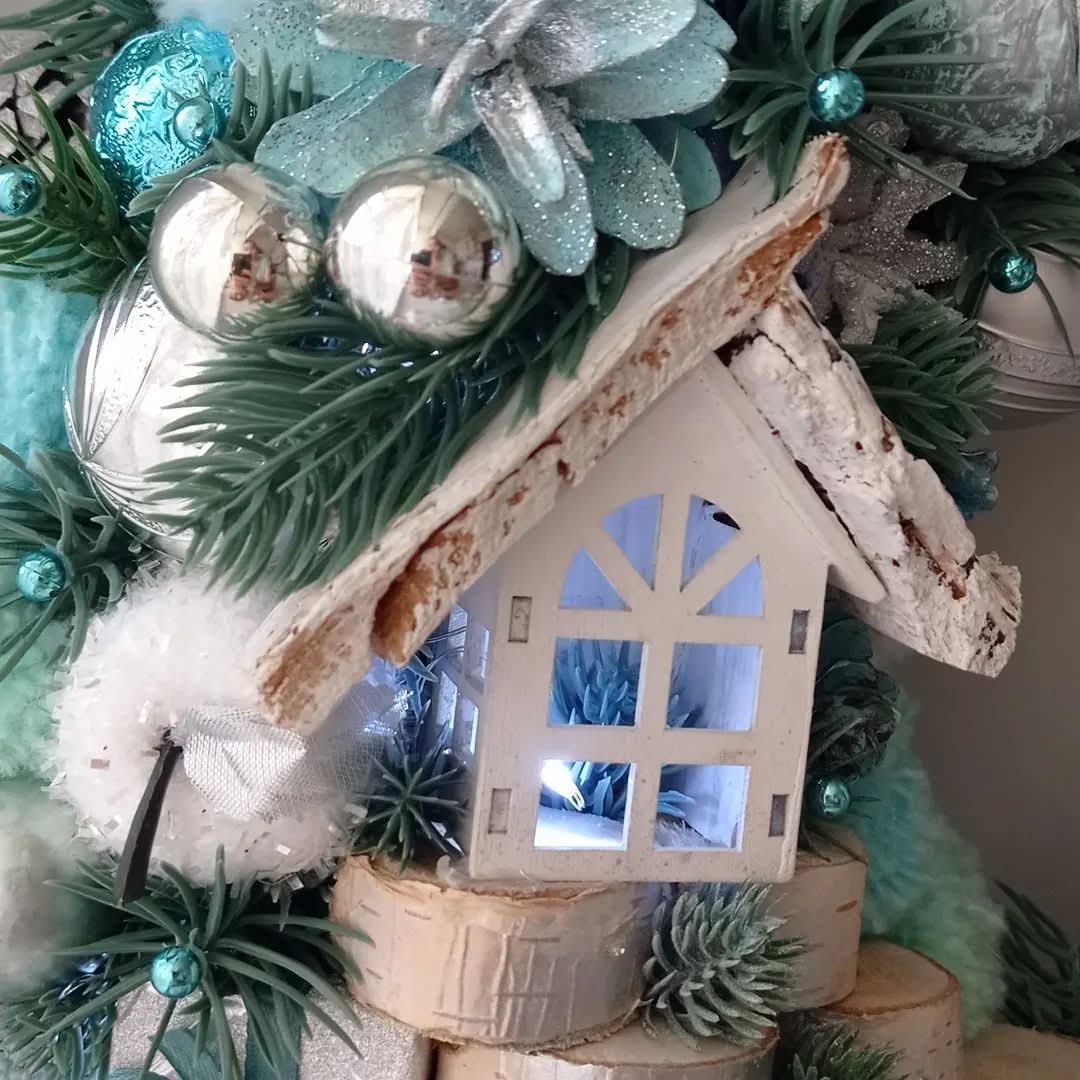 Luxury Christmas Decoration Garland with LED 55CM