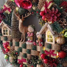 Luxury Christmas Decoration Garland with LED 65CM