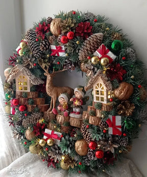 Luxury Christmas Decoration Garland with LED 65CM