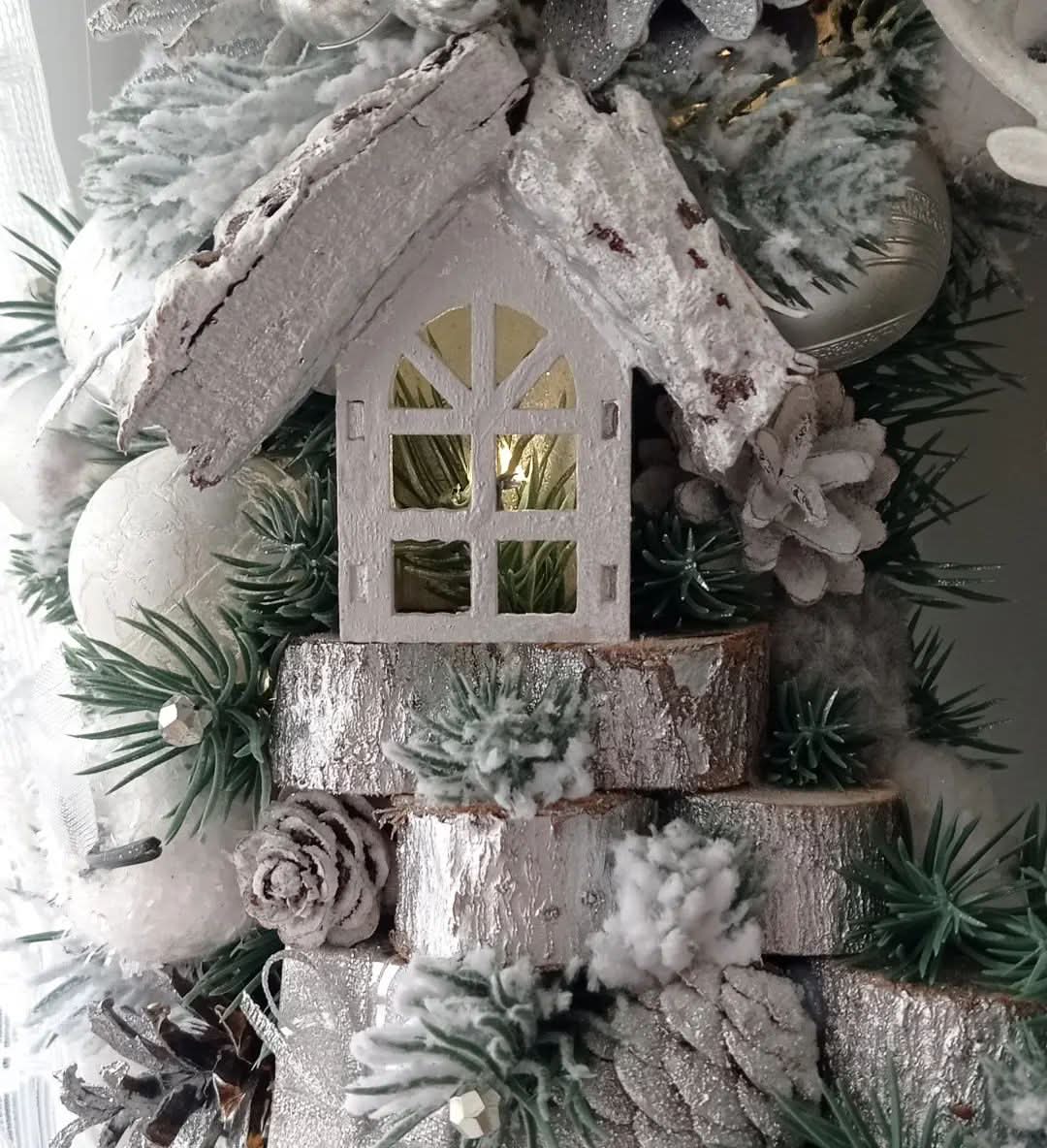 Luxury Christmas Decoration Garland with LED 65CM