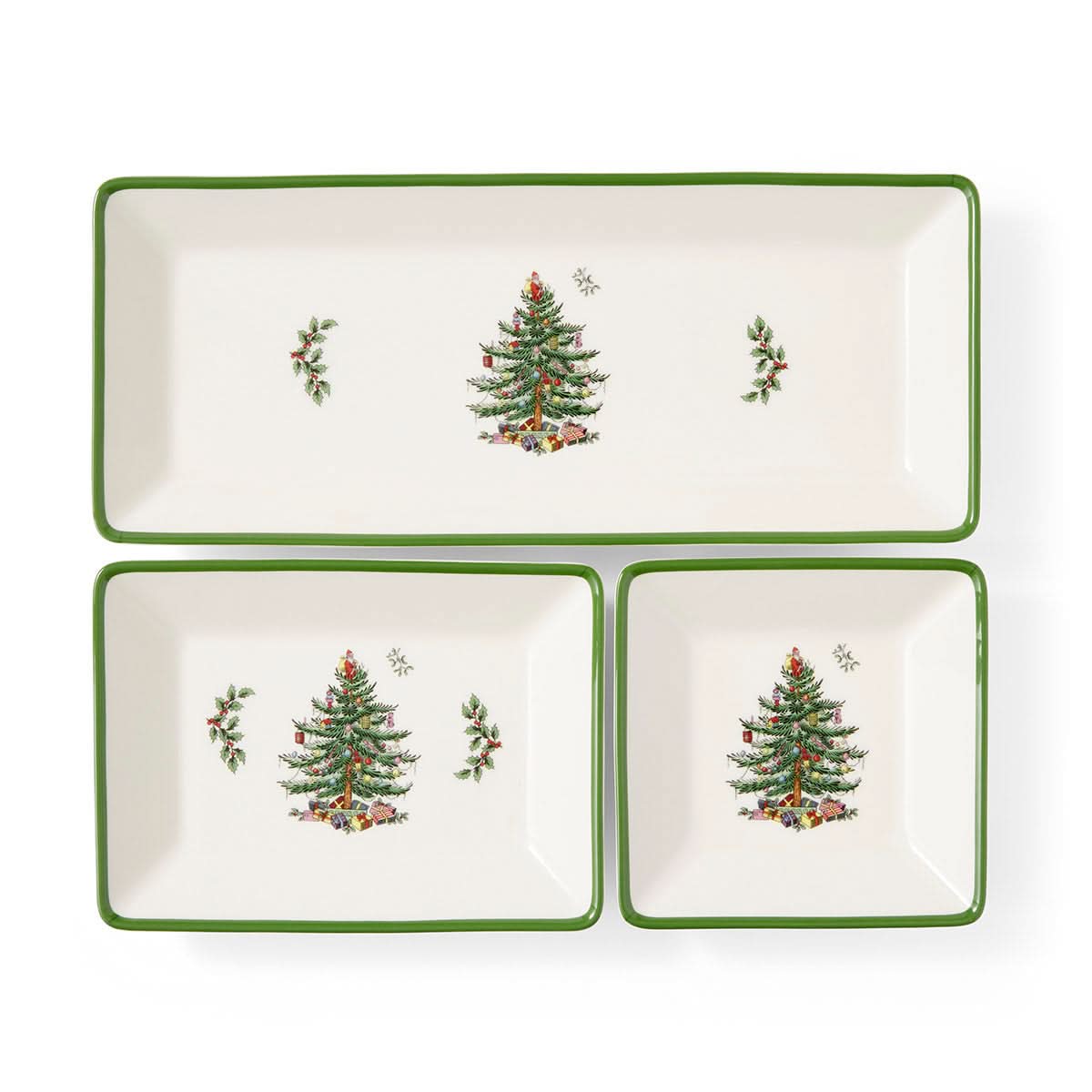 Christmas Themed Tray Kit - 3 pieces