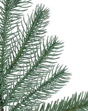 Cathedral Fir Slim Christmas Tree with Articulated Branches, Metal Stand and Built-in Micro LEDs