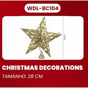 Star Christmas Tree Decorations 28cm