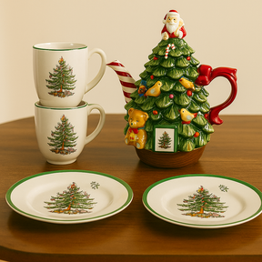 Christmas Themed Table Setting Kit - 5 Pieces